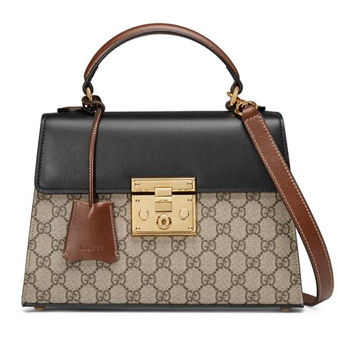 gucci padlock top handle bag|Gucci padlock shoulder bag medium.